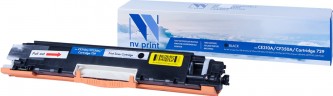 Картридж NVP совместимый NV-CE310A/CF350A/NV-729 Black для LaserJet Color Pro 100 M175a/M175nw/CP1025/CP1025nw/M176n/M177fw/Canon i-SENSYS LBP7010C/LBP7018С (1300k)