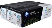 Набор картриджей HP CF253XM (CF401X+CF402X+CF403X) (201X) оригинальный для принтера HP Color LaserJet Pro M252/ M252dw/ M252n/ M274/ M274n/ M277/ M277dw/ M277n, 3* 2300 страниц