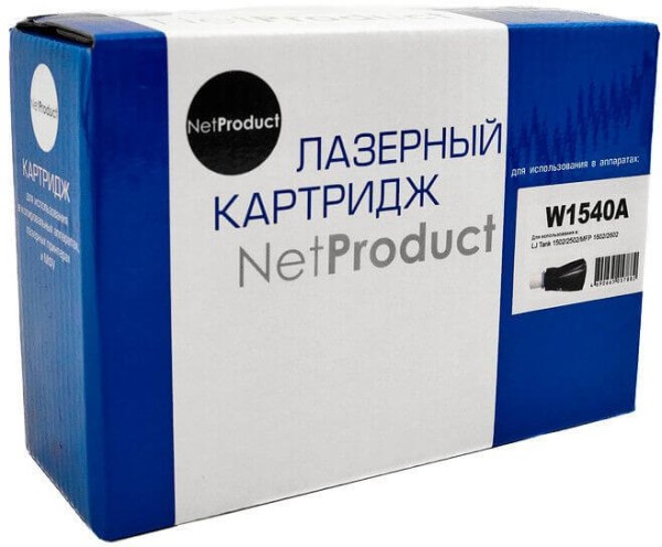 Картридж NetProduct W1540A (N-W1540A-NC) (без чипа) для HP LaserJet Tank 1502/ 1602/ 2502/ 2602, 2500 стр.