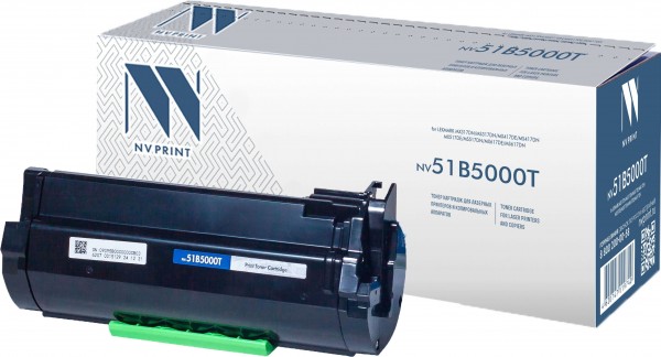Картридж NVP совместимый NV-51B5000T для Lexmark MX317dn/ MS317dn/ MX417de/ MS417dn/ MX517de/ MS517dn/ MX617de/ MS617dn (2500k)