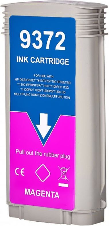 Картридж NV Print №72 (NV-C9372A) Magenta для HP DesignJet T610/ T770/ T790/ T1100/ T1120/ T1200, пурпурный, 130мл