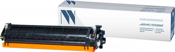 Картридж NV Print 051HT/ CF230XT для Canon LBP-160 ser/ 162/ MF-260 ser/ 264/ 267/ 269/ HP LJP M203dw/ M203dn/ M227fdn/ M227fdw/ M227sdn, 4100 страниц