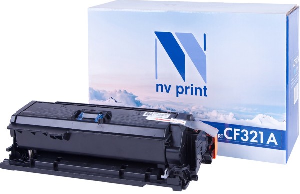 Картридж NV Print CF321A Cyan для принтеров HP LJ Color M680dn M680f, M680z (16500k)