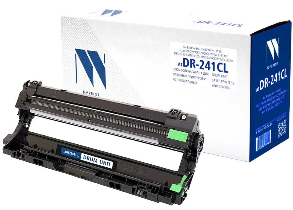 Фотобарабан NV Print DR-241CL для принтеров Brother HL-3140CW/ HL-3150/ HL-3170CDW / DCP-9020CDW/ MFC-9130/ MFC-9340, 15000 страниц