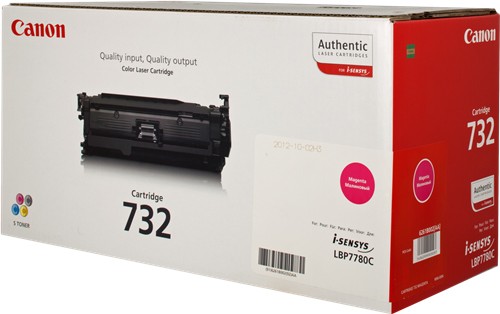 Canon 732M 6261B002 оригинальный картридж для принтера Canon LBP7780Cx magenta 6400 страниц
