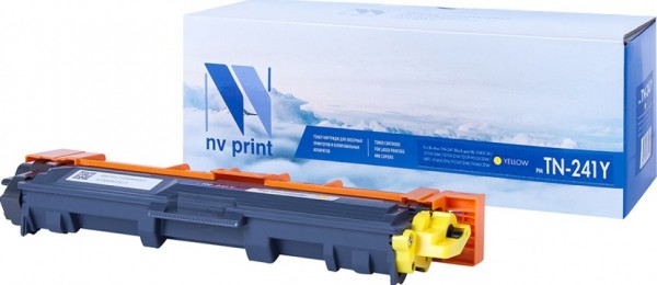 Картридж NVP совместимый Brother TN-241 Yellow для HL-3140CW/3150CDW/3170CDW/DCP-9020CDW/MFC-9140CDN/9330CDW/9340CDW (1400k)