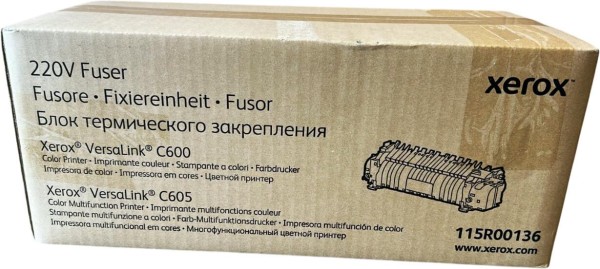 Фьюзер Xerox 115R00136 оригинальный для Xerox VersaLink C600/ C605, 220V, 100000 стр.