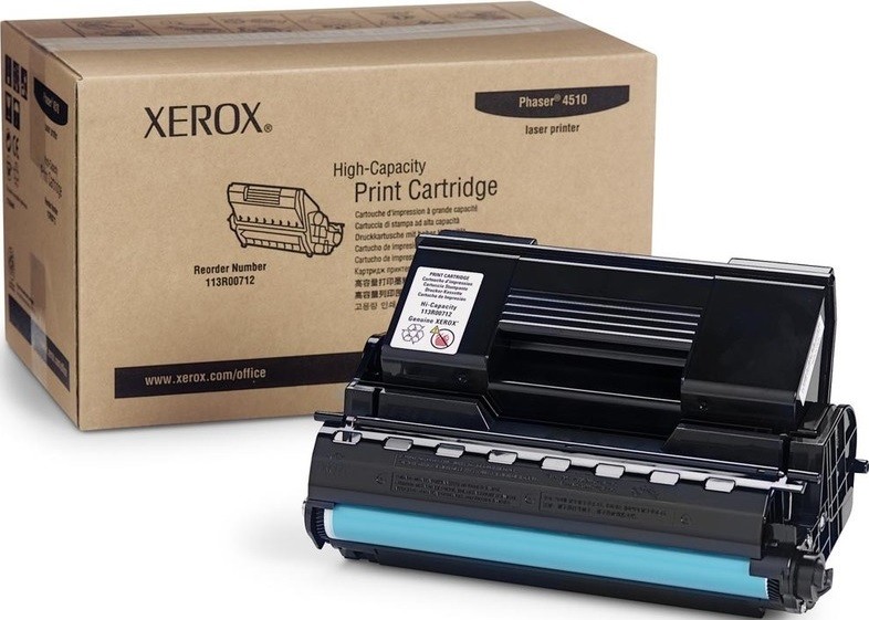 Картридж Xerox 113R00712 для Xerox Phaser print-cart 4510 black оригинальный увеличенный (19000 страниц)