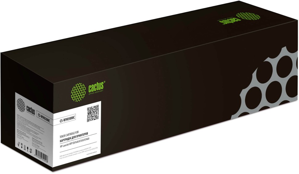 Картридж Cactus W9050MC (CS-W9050MC) для принтеров HP LaserJet Managed E87640/ E87650/ E87660, чёрный, 54000 стр.