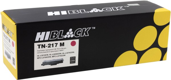 Картридж Hi-Black TN-217M (HB-TN-217M) Magenta для Brother HL-L3230/ DCP-L3550/ MFC-L3770, пурпурный, 2300 стр.