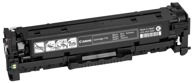 Картридж Canon 718Bk 2662B002 оригинальный в технологической упаковке для принтера Canon LBP-7200, LBP-7660, LBP-7680, MF8330, MF8340, MF8350, MF8360, MF8380 black 3400 страниц