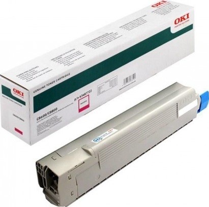 Картридж OKI (43487710/43487722) оригинальный для принтера OKI C8600/ C8800, пурпурный, 6000 стр.