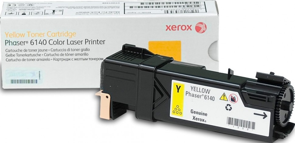 Картридж Xerox 106R01483 для Xerox Phaser 6140 yellow оригинальный увеличенный (2000 страниц)