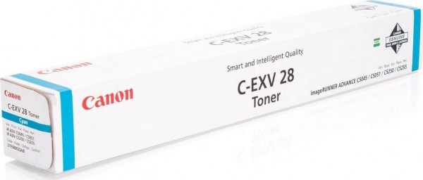 Картридж Canon C-EXV28C (2793B002) Cyan оригинальный для iR C5030/ C5035/ C5045/ C5051, голубой, 38000 стр.