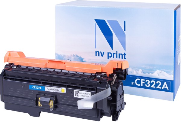 Картридж NV Print CF322A Yellow для принтеров HP LJ Color M680dn, M680f, M680z (16500k)