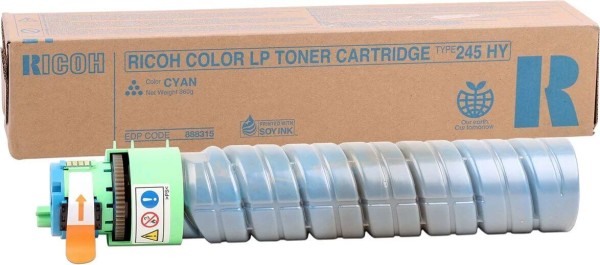 Картридж Ricoh Type 245HY (888315) оригинальный для Ricoh Aficio CL4000DN/ CL4000HDN, SP C410DN/ C411DN/ C420DN, голубой, 15000 стр.