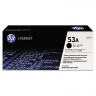 Q7553A (53A) оригинальный картридж HP для принтера HP LaserJet P2011/ P2012/ P2013/ P2014/ P2015/ M2727 black, 3000 страниц