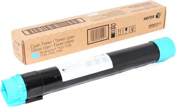 Картридж Xerox 006R01512 (Metered) оригинальный для Xerox WorkCentre 7525/ 7530/ 7535/ 7545/ 7556/ 7830/ 7835/ 7845/ 7855, AltaLink C8030/ C8035/ C8045/ C8055/ C8070, cyan, 15000 стр.