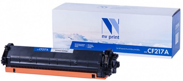 Картридж NVP совместимый NV-CF217A (БЕЗ ЧИПА) для LaserJet Pro M102w/M130fw (1600k)