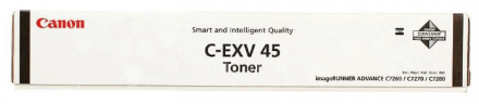 Тонер-картридж оригинальный Canon C-EXV45Bk 6942B002 для принтера Canon imageRUNNER ADVANCE C7260i/ C7270i/ C7280i, чёрный (80 000 стр.)