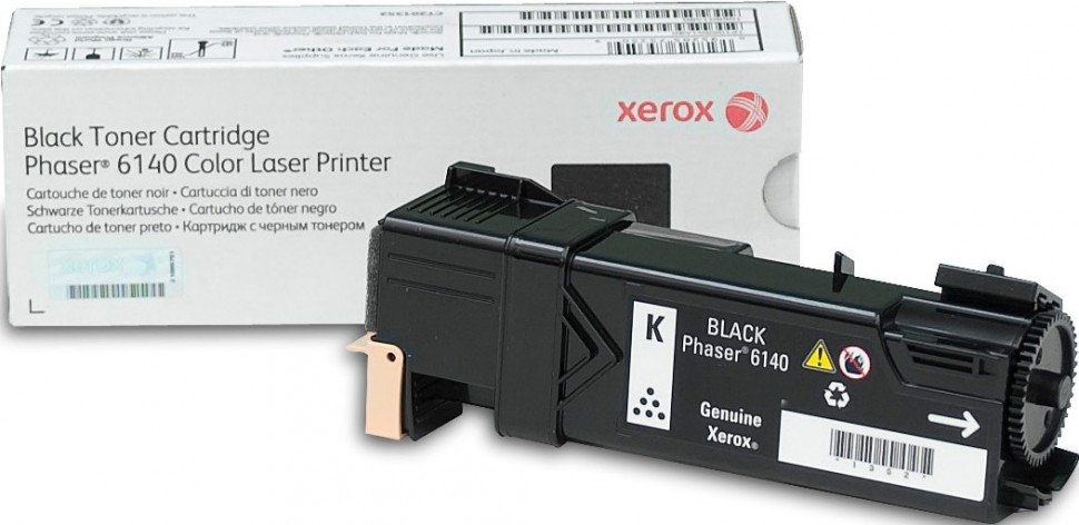 Картридж Xerox 106R01484 для Xerox Phaser 6140 black оригинальный увеличенный (2600 страниц)