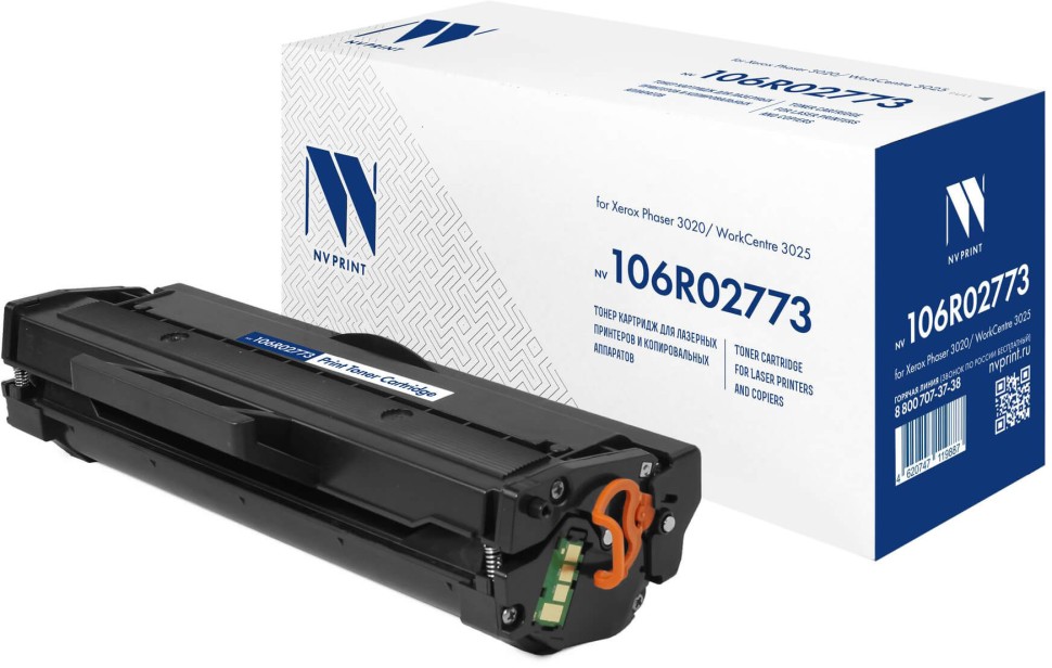 Картридж NV Print 106R02773 (NV-106R02773) для Xerox Phaser 3020/ WC 3025, 1500 страниц