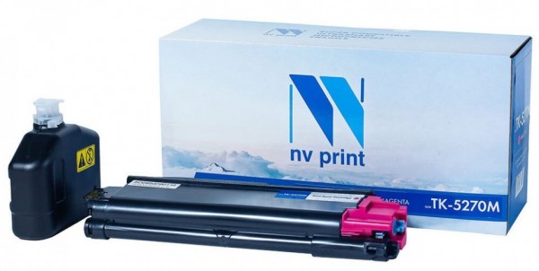 Картридж NV Print совместимый NV-TK-5270 Magenta для принтеров Kyocera EcoSys M6230cidn/ P6230cdn/ M6630cidn 6000 копий