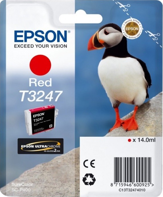 C13T32474010 Картридж Epson T3247 красный для SC-P400 (cons ink)