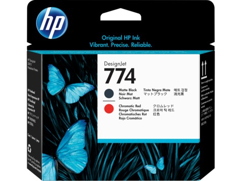 Картридж оригинальный HP 774 (P2V97A) для HP DJ Z6810, черный/красный, 775 мл