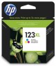 Картридж HP №123XL (F6V18AE) оригинальный для HP DeskJet 2130/ 2630/ 3639, цветной, увеличенный, 330 стр.