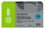 Картридж струйный Cactus CS-CB317N(CS-CB317) №178 фото черный (5мл) для HP PS B8553/C5383/C6383/D5463