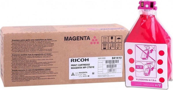 Картридж Ricoh MP C7501E (841410/842075/841363) оригинальный для Ricoh Aficio MP C6501/ C7501, пурпурный, 21600 стр.