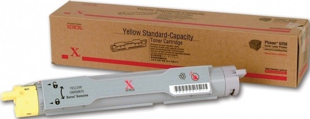 Картридж Xerox 106R00670 для Xerox Phaser 6250 yellow оригинальный увеличенный (4000 страниц)