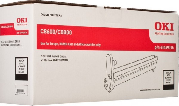 Фотобарабан OKI (43449016) оригинальный для принтера OKI C8600/ C8800, черный, 20000 стр.