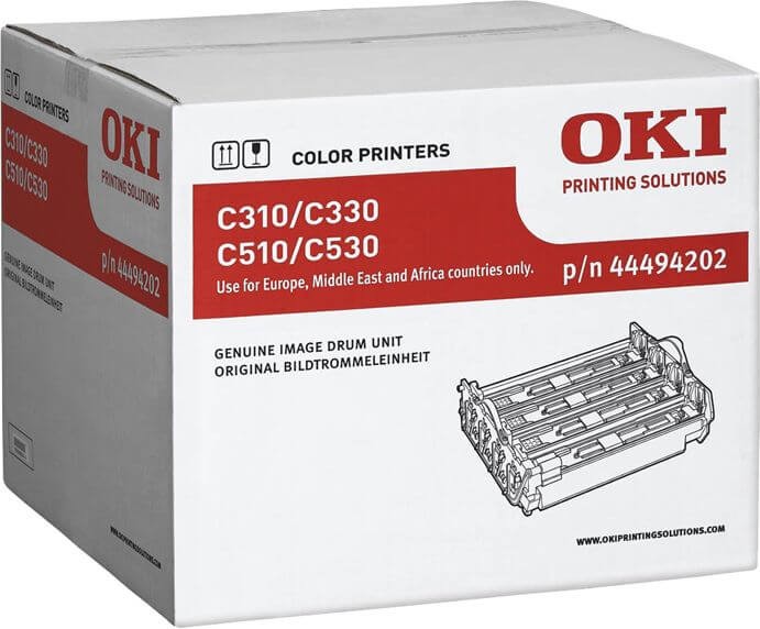 Фотобарабан OKI (44494202) CMYK оригинальный для OKI C310/ C330/ C331/ C510/ C511/ C530/ C531/ MC351/ MC352/ MC361/ MC362/ MC561/ MC562, цветной, 20000 стр.