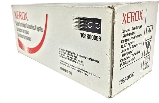 Картридж со скрепками Xerox 108R00053 оригинальный для принтера Xerox DocuColor 220/ 230/ 240/ 242/ 250/ 252/ 260/ 420, WorkCentre 65/ 75/ 90, 3*5000 шт.