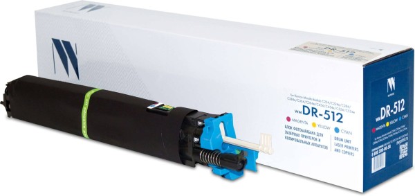 Фотобарабан NV Print DR-512CMY (NV-DR-512YMC) для Konica-Minolta bizhub 224/ 284/ 284e/ 364/ 364e/ 454e/ 554e/ C224/ C224e/ C284/ C284e/ C364/ C454e/ C554e, цветной, 95000 стр. 