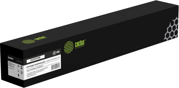 Картридж Cactus C-EXV51BK (CS-EXV51BK) Black для Canon imageRUNNER Advance C5535/ C5540, чёрный, 69000 стр.