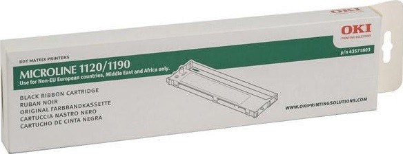 Картридж OKI (43571803/43571802) оригинальный для принтера OKI Microline 1120/ 1190, чёрный, 4 млн. знаков