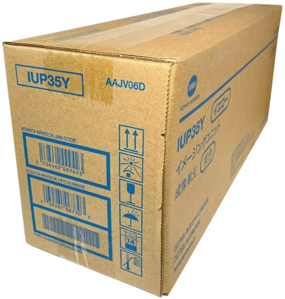 Блок проявки Konica-Minolta  IUP35Y/ IUP-35Y/ AAJV06D Yellow оригинальный для Konica-Minolta bizhub C3350i/ C3351i/ C4050i/ C4051i, жёлтый, 55000 страниц