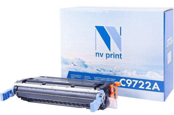 Картридж NV Print C9722A Yellow для принтеров HP LJ Color 4600/ 4650 (8000k)