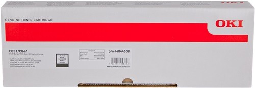 Картридж OKI (44844508/44844520) оригинальный для принтера OKI C831/ C841, черный, 10000 стр.