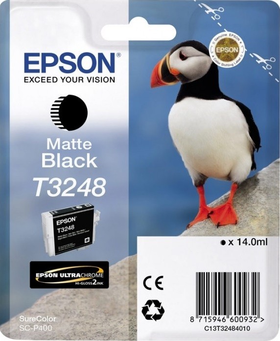 C13T32484010 Картридж Epson черный матовый для SC-P400 (cons ink)
