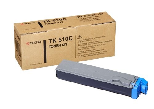 Картридж Kyocera TK-510C (1T02F3CEU0) оригинальный для принтера Kyocera FS-C5020N/ FS-C5025N/ FS-C5030N, cyan, 8000 страниц