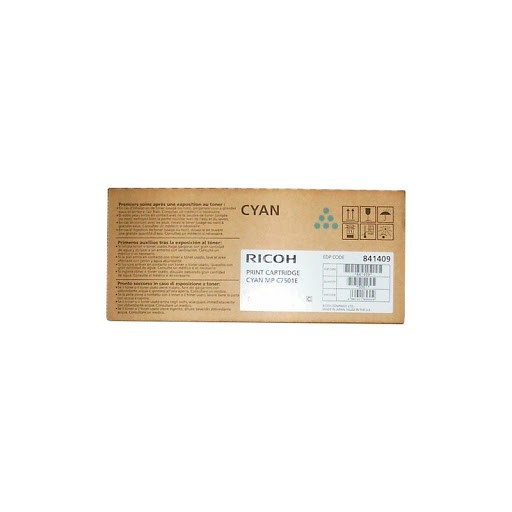 Картридж Ricoh MP C7501E (841409/842076/841362) оригинальный для Ricoh Aficio MP C6501/C7501, голубой, 21600 стр.