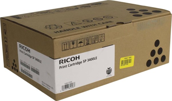 Картридж Ricoh SP3400LE/ SP3500LE (406523/407647) оригинальный для Ricoh Aficio SP 3400N/ 3400SF/ 3410DN/ 3410SF/ 3500N/ 3500SF/ 3510DN/ 3510SF, чёрный, 2500 стр.