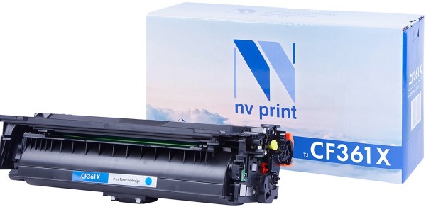 Картридж NV Print CF361X Cyan для принтеров HP LJ Color M552/ M553 (9500k)
