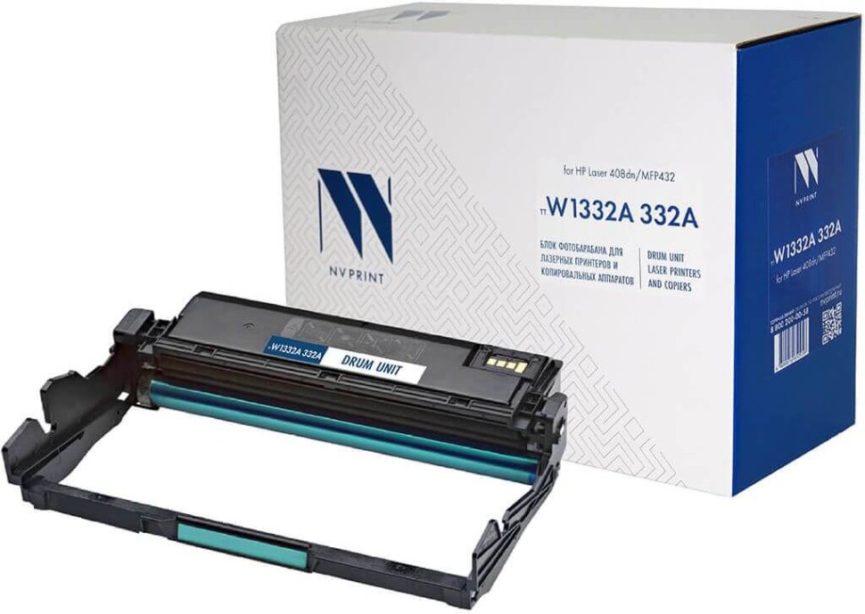 Барабан NV Print W1332A 332A для HP Laser 408dn/ MFP432, 30000 страниц