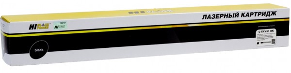 Тонер-картридж Hi-Black (HB-C-EXV51 BK) для Canon iR Advance C5535i/ C5540i/ C5550i/ C5560i, Black, 69K
