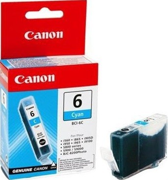 4706A002 Canon BCI-6С Картридж для i950,BJC-8200,S820D, S830D, S900, S9000, Голубой(Cyan), 270 стр.